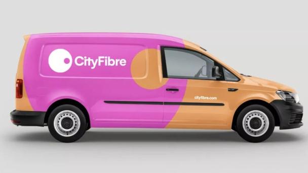 CityFibre van in new brand wrap