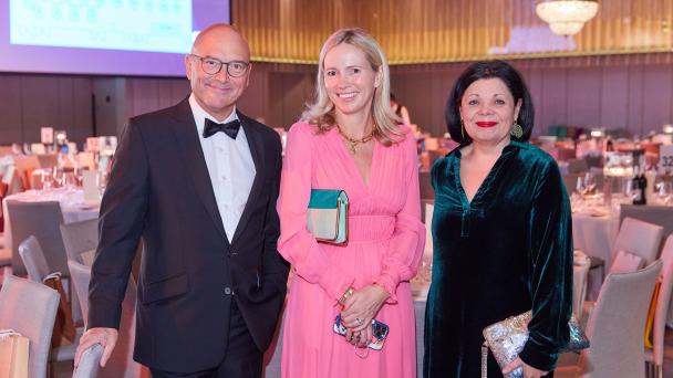 l-r Gregg Wallace, Tristia Harrison and Jolanta Lasota