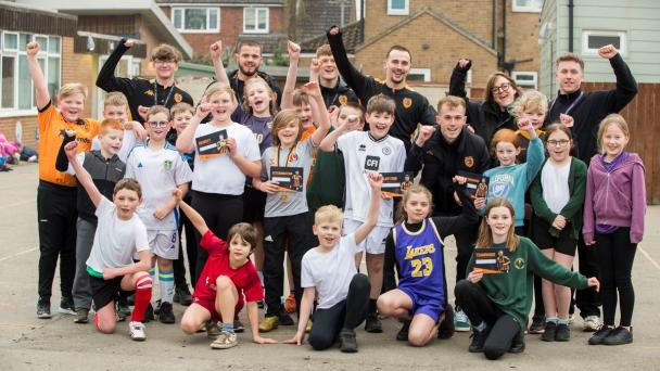 Quickline boosts pupils’ football skills with Hull City FC